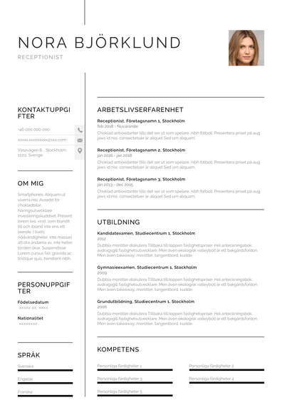 CV Receptionist (SE)-Chicago.pdf